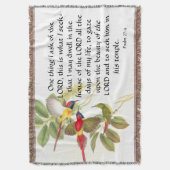 Christliche Gläubiger-Bibel Inspirational Jesus Decke (Vorderseite Vertikal)