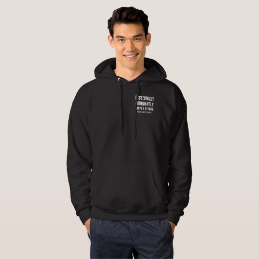 Christliche GOD IST überaus fähig Hoodie (Vorne ganz)