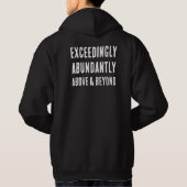 Christliche GOD IST überaus fähig Hoodie (Rückseite)
