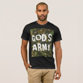CHRISTLICHE "GOD'S ARMY"-T - SHIRT T-SHIRTS (Vorne ganz)