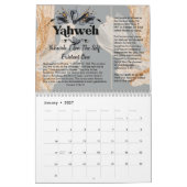 Christliche Gottesbezeichnungen Kalender (Jan 2027)