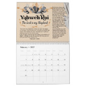 Christliche Gottesbezeichnungen Kalender (Feb 2027)