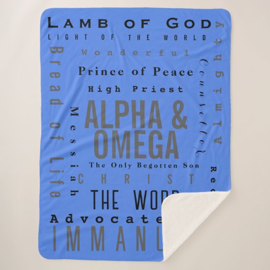 Christliche Gottheiten, modern einfach Sherpadecke (Vorderseite)