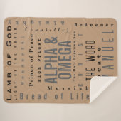 Christliche Gottheiten, modern einfach Sherpadecke (Vorderseite (Horizontal))