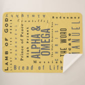 Christliche Gottheiten, modern einfach Sherpadecke (Vorderseite (Horizontal))