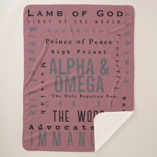 Christliche Gottheiten, modern einfach Sherpadecke (Vorderseite)