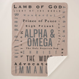 Christliche Gottheiten, modern einfach Sherpadecke