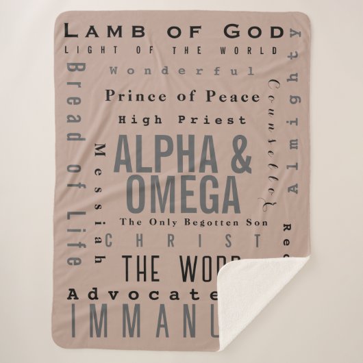 Christliche Gottheiten, modern einfach Sherpadecke (Vorderseite)