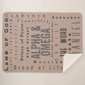 Christliche Gottheiten, modern einfach Sherpadecke (Vorderseite (Horizontal))