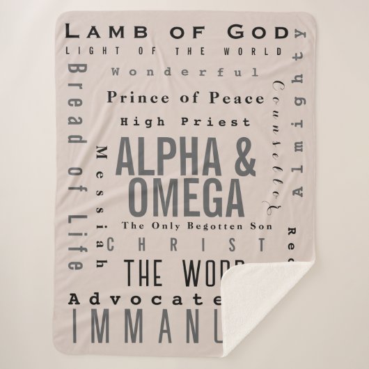 Christliche Gottheiten, modern einfach Sherpadecke (Vorderseite)