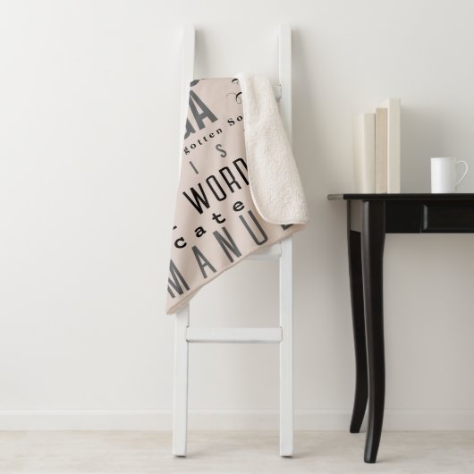 Christliche Gottheiten, modern einfach Sherpadecke (Beispiel)