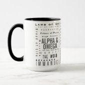 Christliche Gottheiten, modern einfach Tasse (Links)