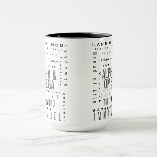 Christliche Gottheiten, modern einfach Tasse (Zentrum)
