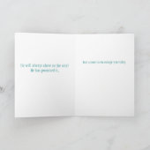 Christliche Gruß Karte-Ermutigung Karte (Innenseite)