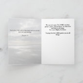 Christliche Grußkarte Karte (Innenseite)