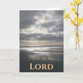 Christliche Grußkarte Karte (Gelbe Blume)