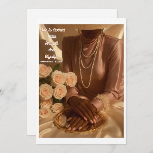 Christliche Grußkarten (Vorne/Hinten)