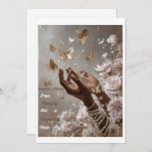 Christliche Grußkarten (Vorne/Hinten)