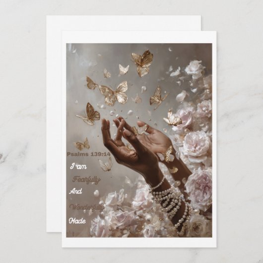 Christliche Grußkarten (Vorne/Hinten)