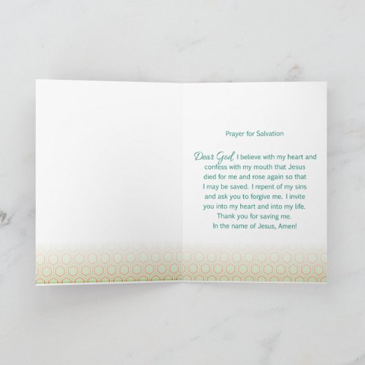 Christliche Grußkarten Karte (Innenseite)