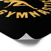 Christliche Gymnastin Dieses Mädchen läuft Poster (Ecke)