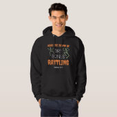 Christliche Halloween-KNOCHEN RATTLING Hoodie (Vorne ganz)