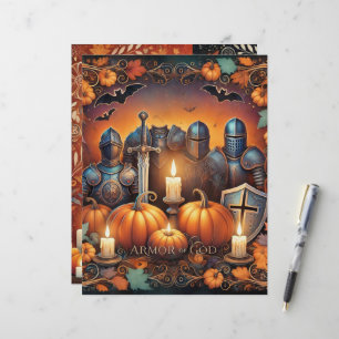 Christliche Halloween-Rüstung des Scrapbook