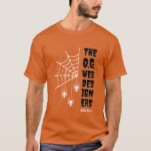 Christliche Halloween Spider ORIGINAL WEB DESIGNER T-Shirt (Vorderseite)
