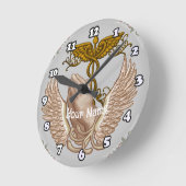 Christliche Hand-Uhr Runde Wanduhr (Winkel)