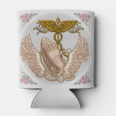 Christliche Hände Krankenschwester kann kühler Dosenkühler (Rückseite)