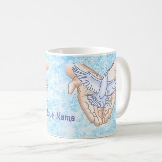 Christliche Händentove Kaffeetasse (VorderseiteRechts)