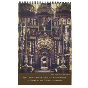 Christliche heilige Stätten Bibelkalender Kalender