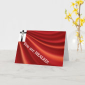 Christliche Heilungskarte Karte (Gelbe Blume)