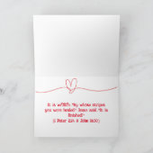 Christliche Heilungskarte Karte (Innenseite)