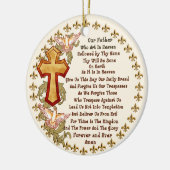 Christliche Herren Gebetsdekoration Keramik Ornament (Links)