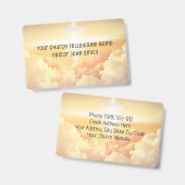 Christliche Himmlische Cloud Church Ausweis (Vorder- & Rückseite)