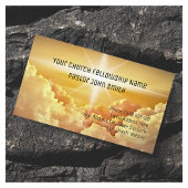 Christliche Himmlische Cloud Church Business Cards Visitenkarte