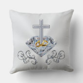 Christliche Hochzeit oder christliche Kissen (Rückseite)