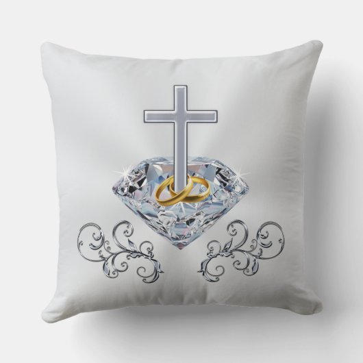 Christliche Hochzeit oder christliche Kissen (Rückseite)