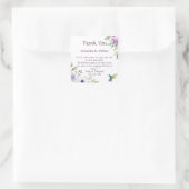 Christliche Hochzeit Quadratischer Aufkleber (Tasche)