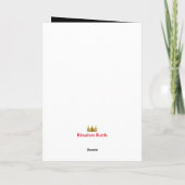 Christliche Hochzeitkarte Karte (Rückseite)