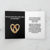 Christliche Hochzeitkarte Karte (Innenseite)