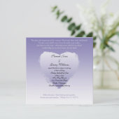 Christliche Hochzeits-Einladung Einladung (Stehend Vorderseite)