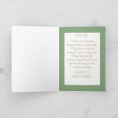 Christliche Hochzeitsgebet-Zollkarte Feiertagskarte (Innenseite)