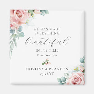 Christliche Hochzeitsgeschenke Bibelvers Magnet