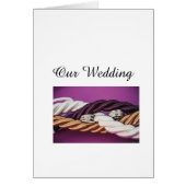 Christliche Hochzeitskarte (Vorne)