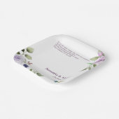 Christliche Hochzeitspapier-Teller - Solomon-Lied Pappteller (Gewinkelt)