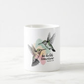Christliche Hummingbird Bible Verse Tasse (Mittel)