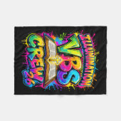 Christliche Illuminations-Vbs-Crew 2026 Jugendcamp Fleecedecke (Vorderseite (Horizontal))