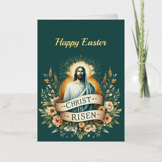 Christliche Illustration zur Osterblüte (Vorderseite)